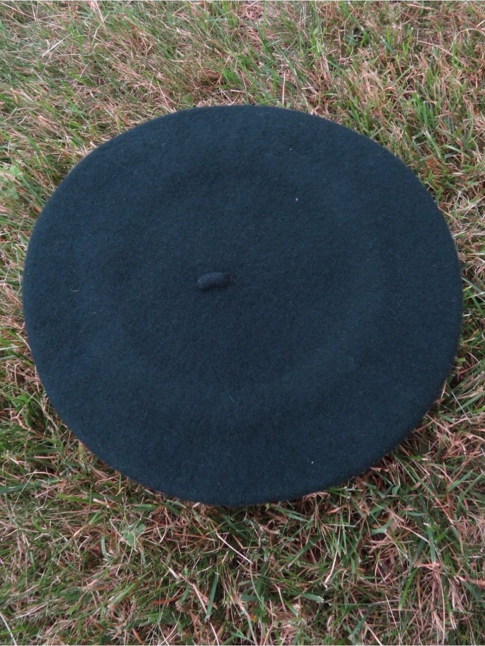 Basque Black Wool Beret